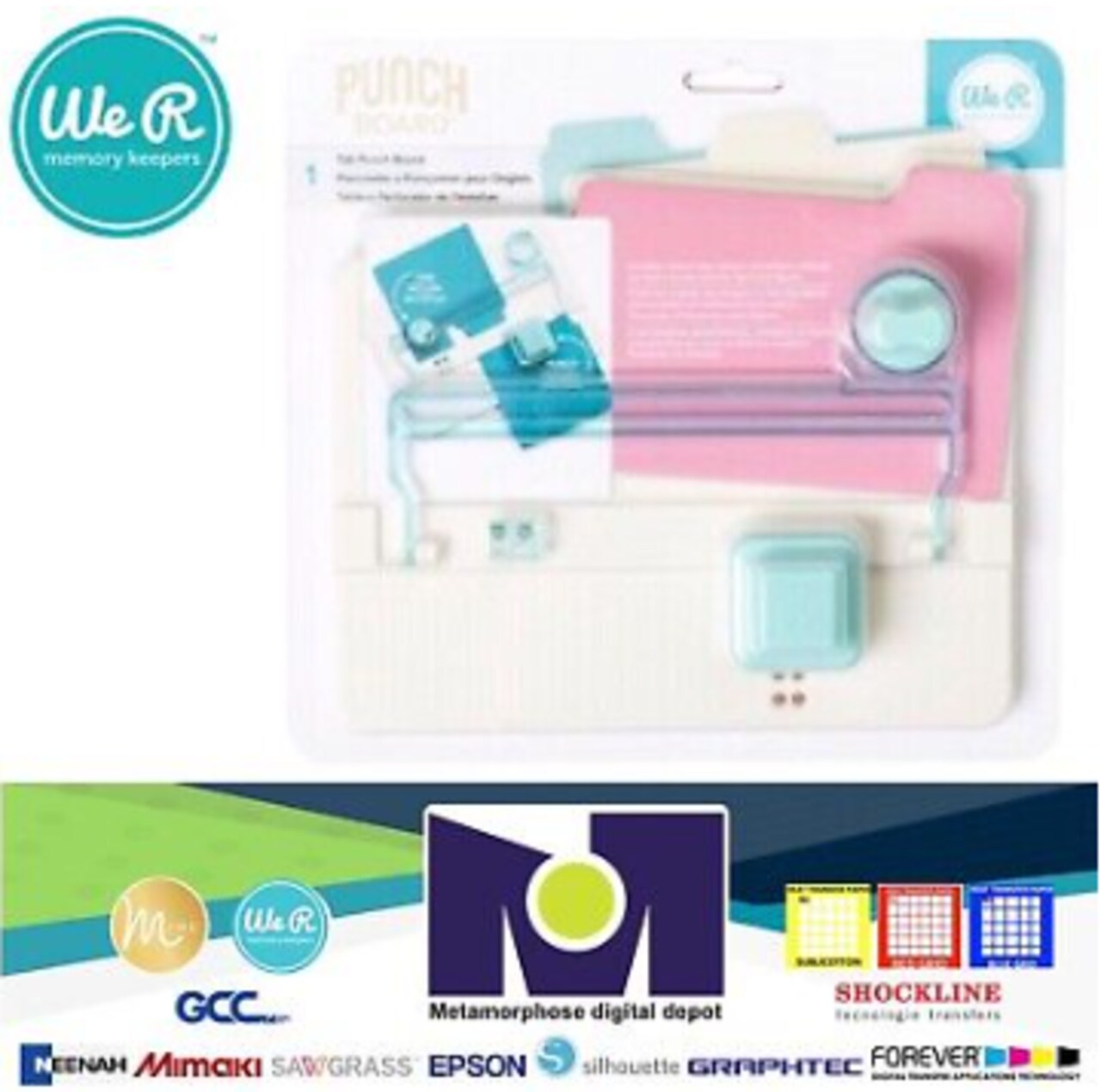 American Crafts TOOL - We R Memory Keepers - TOOL - TAB PUNCH BOARD 663105